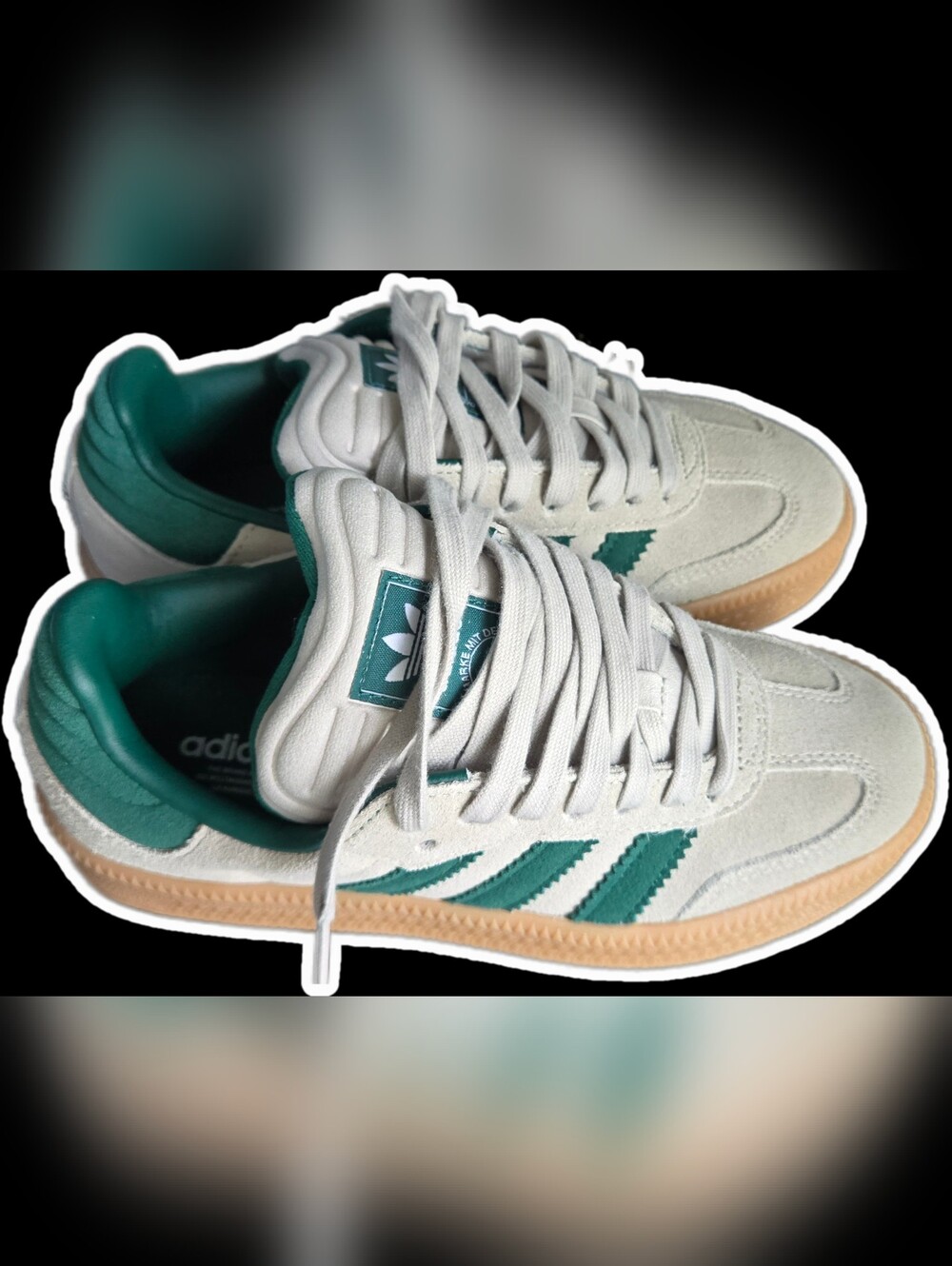 NIB Adidas Originals Samba XLG Suede Sneakers size Y4.5/W6 - Picture 11 of 12